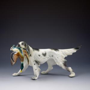 Hund mit Beute